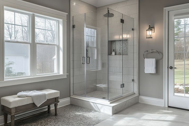 Elegant Shower with Frameless Glass